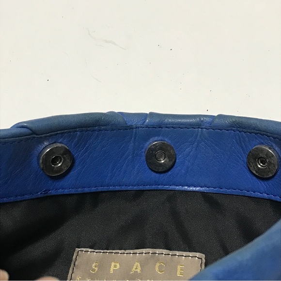 Vintage Leather Italy Space Style Concept Women’s Purse Handbag Shoulder Bag - Picture 9 of 9